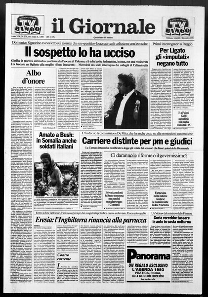 Il giornale : quotidiano del mattino